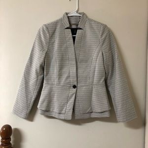 Petite Grid Pattern Jacket